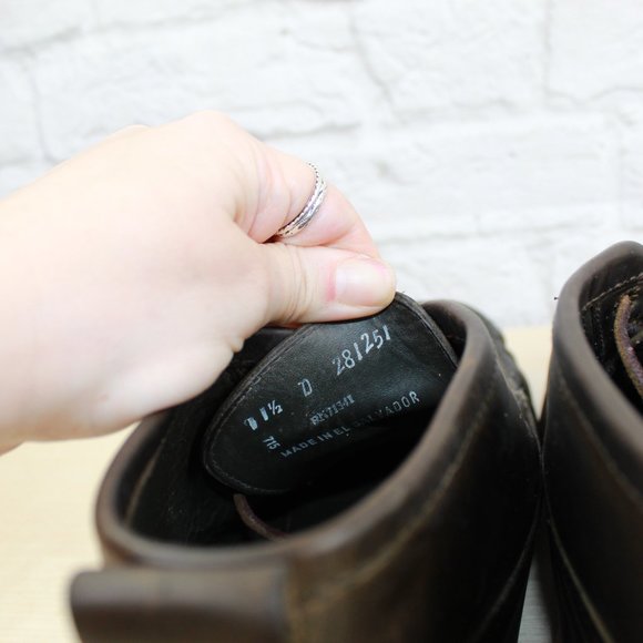 LL BEAN Men's Signature Jackman Ranger Moc Brown Leather Chukka Boots 11.5 D - Picture 7 of 9